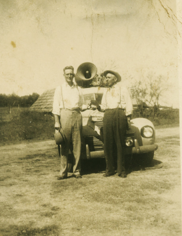 W.A. Smith and companion on one of thier many revival crusades