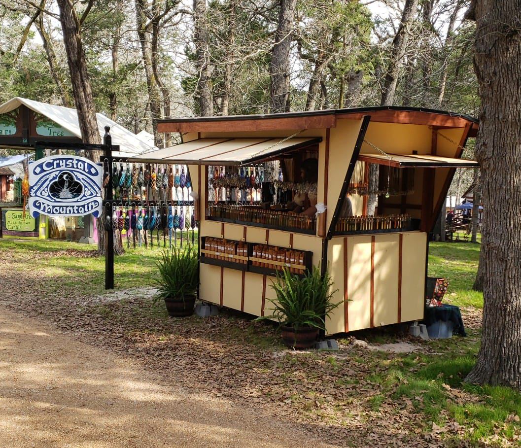 Crystal Mountain at the Sherwood Forest Faire in McDade, Texas