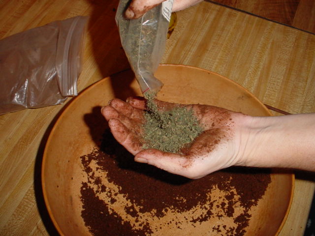 add herbs of your choice