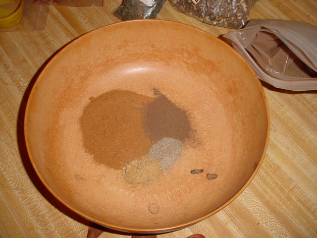 the base powders