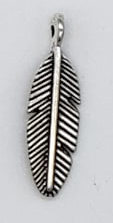 Feather charm