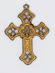gothic cross charm