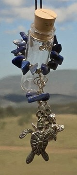 Lapis Lazuli stonewrap aromanecklace
